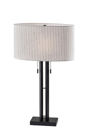 Adesso Home - 4359-01 - Two Light Table Lamp - Foster - Black