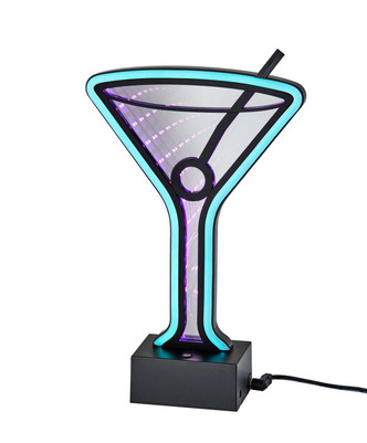 Adesso Home - SL3718-01 - LED Table/Wall Lamp - Infinity - Black