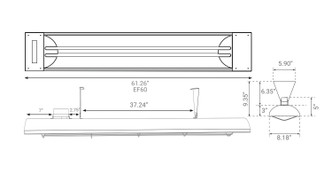 EF60 Series Patio Heater (EF60240SMG)
