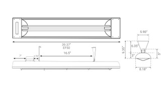 EF50 Series Electric Patio Heater (EF50240B8)