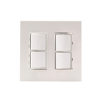 Eurofase - EFDWPS - DUAL DUPLEX SWITCHSS - CONTROLS - Stainless Steel