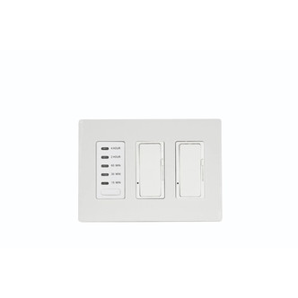 Eurofase - EFSWTD2 - Two Dimmers and One Timer - Timer & Dimmer - White