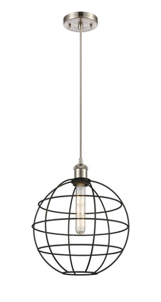 Innovations - 516-1P-SN-CE-12-BK - LED Pendant - Ballston - Satin Nickel