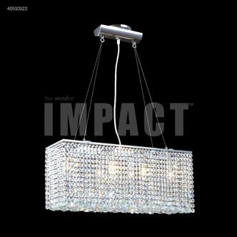 James R. Moder - 40510S22 - Six Light Chandelier - Contemporary - Silver