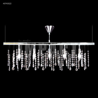 James R. Moder - 40740S22 - Five Light Chandelier - Contemporary - Silver