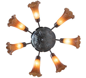 Amber Seven Light Chandelier (11601)