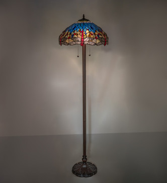 Tiffany Hanginghead Dragonfly Floor Lamp (118843)