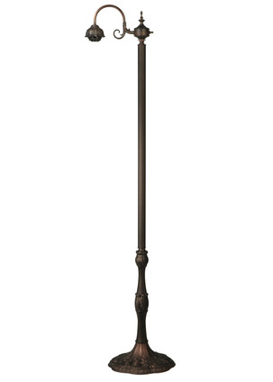 Meyda Tiffany - 12187 - One Light Floor Base - Capri - Mahogany Bronze