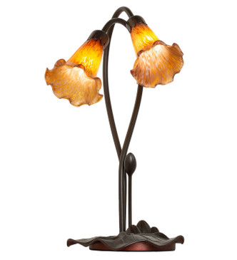 Amber Two Light Accent Lamp (12980)