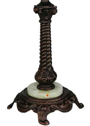 Meyda Tiffany - 19870 - Table Base Hardware - Rope - Mahogany Bronze