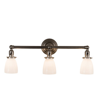 Meyda Tiffany - 199096 - Three Light Vanity - Revival - Brushed Nickel