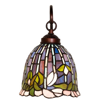Tiffany Flowering Lotus One Light Wall Sconce (244809)