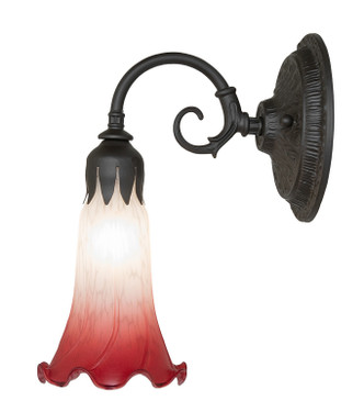 Pink/White One Light Wall Sconce (260473)