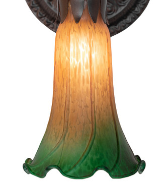 Amber/Green One Light Wall Sconce (261095)