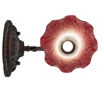 Pink/White One Light Wall Sconce (261098)