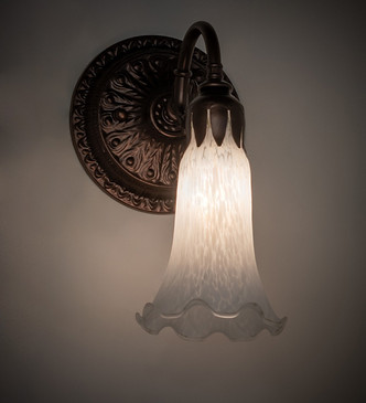 White One Light Wall Sconce (261101)