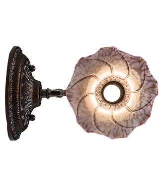Amber/Purple One Light Wall Sconce (261103)