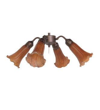Amber Four Light Fan Light (261503)