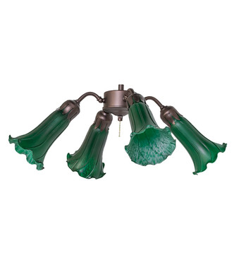 Green Four Light Fan Light (261504)