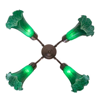 Green Four Light Fan Light (261504)
