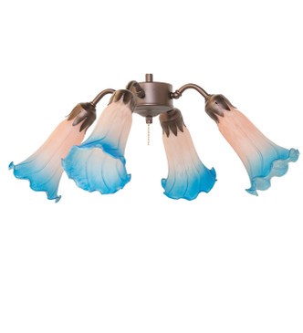 Pink/Blue Four Light Fan Light (261508)