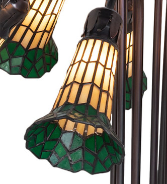 Stained Glass Pond Lily Ten Light Table Lamp (261668)