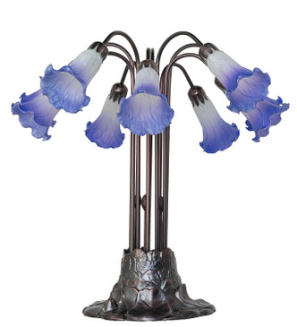 Blue/White Ten Light Table Lamp (261674)