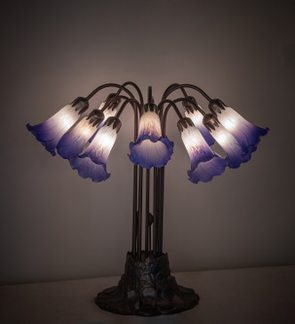 Blue/White Ten Light Table Lamp (261674)
