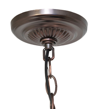 Blue/White 12 Light Chandelier (261736)