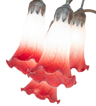 Pink/White 12 Light Floor Lamp (262113)