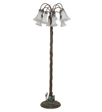 White 12 Light Floor Lamp (262116)