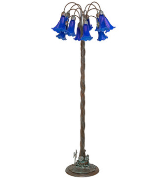 Blue 12 Light Floor Lamp (262117)