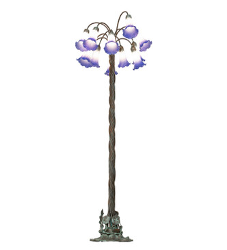 Blue/White 12 Light Floor Lamp (262131)