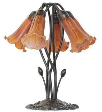 Amber Five Light Table Lamp (262218)