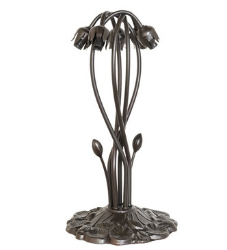 Stained Glass Pond Lily Five Light Table Lamp (262228)