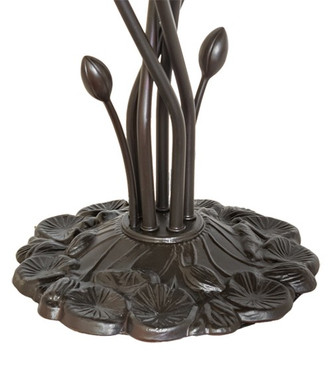 Stained Glass Pond Lily Five Light Table Lamp (262228)