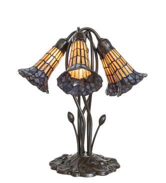 Stained Glass Pond Lily Five Light Table Lamp (262229)