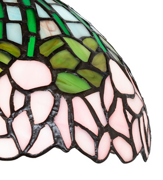 Tiffany Cabbage Rose Three Light Wall Sconce (263239)