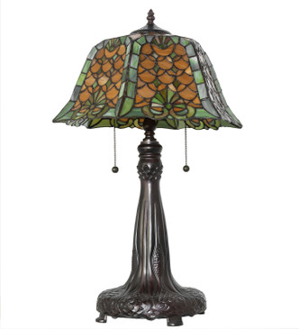 Duffner & Kimberly Shell & Diamond Two Light Table Lamp (264839)