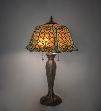 Duffner & Kimberly Shell & Diamond Two Light Table Lamp (264846)