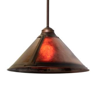 Meyda Tiffany - 265771 - One Light Pendant - Sutter - Mahogany Bronze Mahogany Bronze