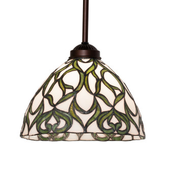 Meyda Tiffany - 265806 - One Light Pendant - Grand Tulip Medallion - Mahogany Bronze