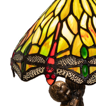 Tiffany Hanginghead Dragonfly One Light Accent Lamp (282759)