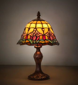 Colonial Tulip One Light Mini Lamp (296329)