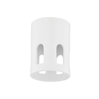 Mitzi - H474501B-AGB/CMW - One Light Flush Mount - Tatum - Aged Brass/Ceramic Raw Matte White