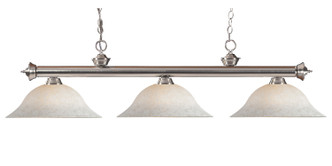 Z-Lite - 100703BN-WM16 - Three Light Island Pendant - Riviera - Brushed Nickel