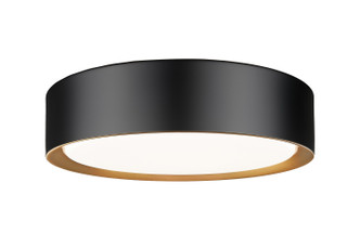 Z-Lite - 1014F12-MB-MGLD-LED - LED Flush Mount - Kawan - Matte Black + Modern Gold