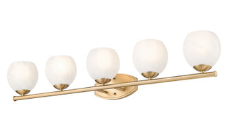 Colette Five Light Vanity (1963-5V-MGLD)