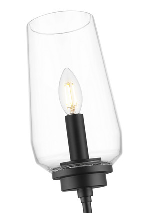Clara One Light Wall Sconce (2013-1S-MB)