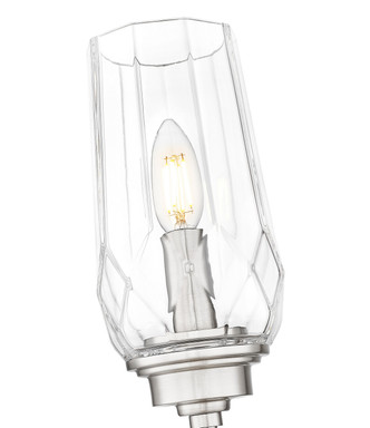 Cosmo One Light Wall Sconce (2015-1S-BN)